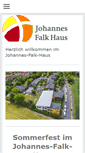 Mobile Screenshot of johannes-falk-haus.de